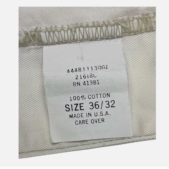 Vintage Ralph Lauren Double RL Pants 36x32 Khaki Pleated Made In USA 100% Cotton - Picture 4 of 7